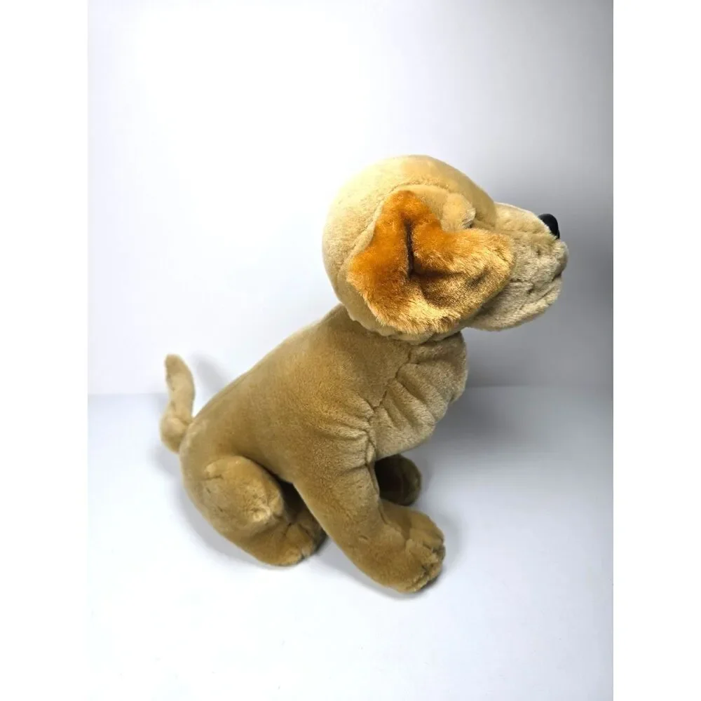Dan Dee Golden Retriever Dog Plush Stuffed Animal Good Eyes Brown Tan Puppy 12